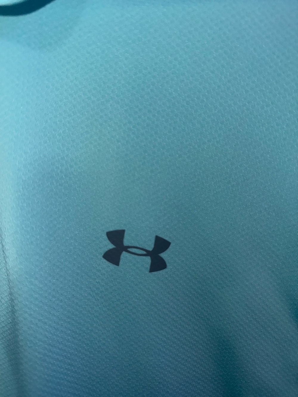 Under Armour Men’s performance Polo Shirt - Aqua Blue - Picture 2 of 4